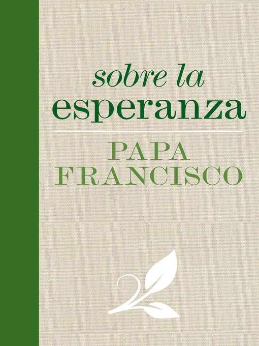 Title details for Sobre la esperanza by Pope Francis - Available